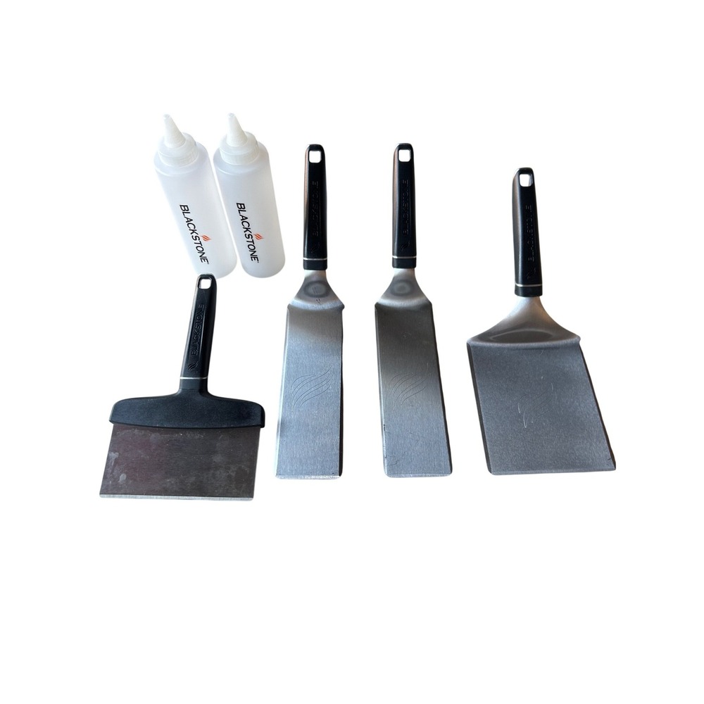 Blackstone‎ Silver Stainless Steel 6-Piece Griddle Accessory Tool Set